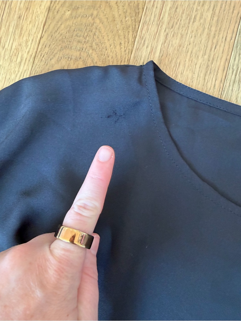 Vince Camuto Black Crepe de Chine Bubble Dolman Sleeve Top XL - Picture 11 of 11